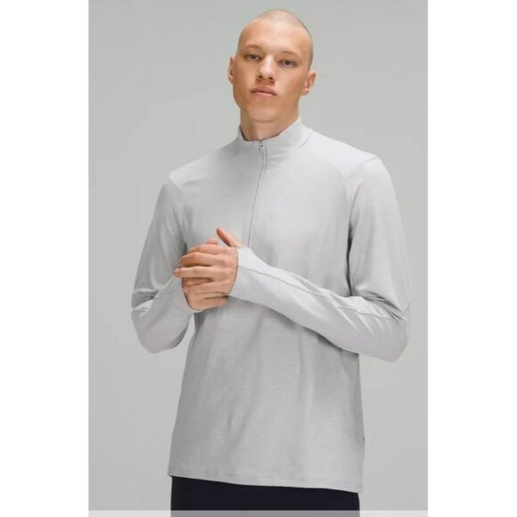 Lululemon Men’s Surge Warm 1/2 Zip Grey XXL - Picture 1 of 6